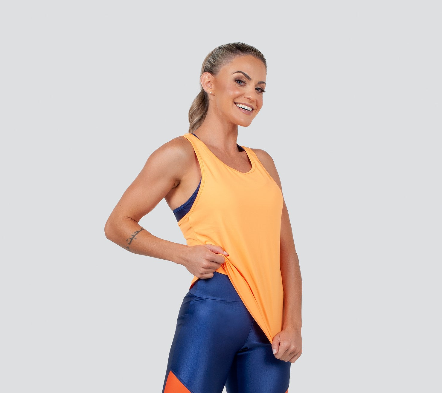 Orange Women's Workout Tank Top